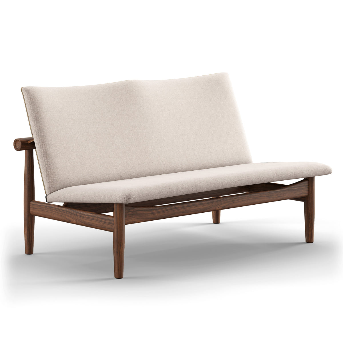 Finn Juhl The Japan 2 Seater Sofa in Walnut
