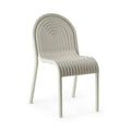 Outlet Tom Dixon Groove Outdoor Side Chair - Putty