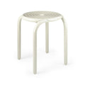 Outlet Tom Dixon Groove Outdoor Stool - Putty