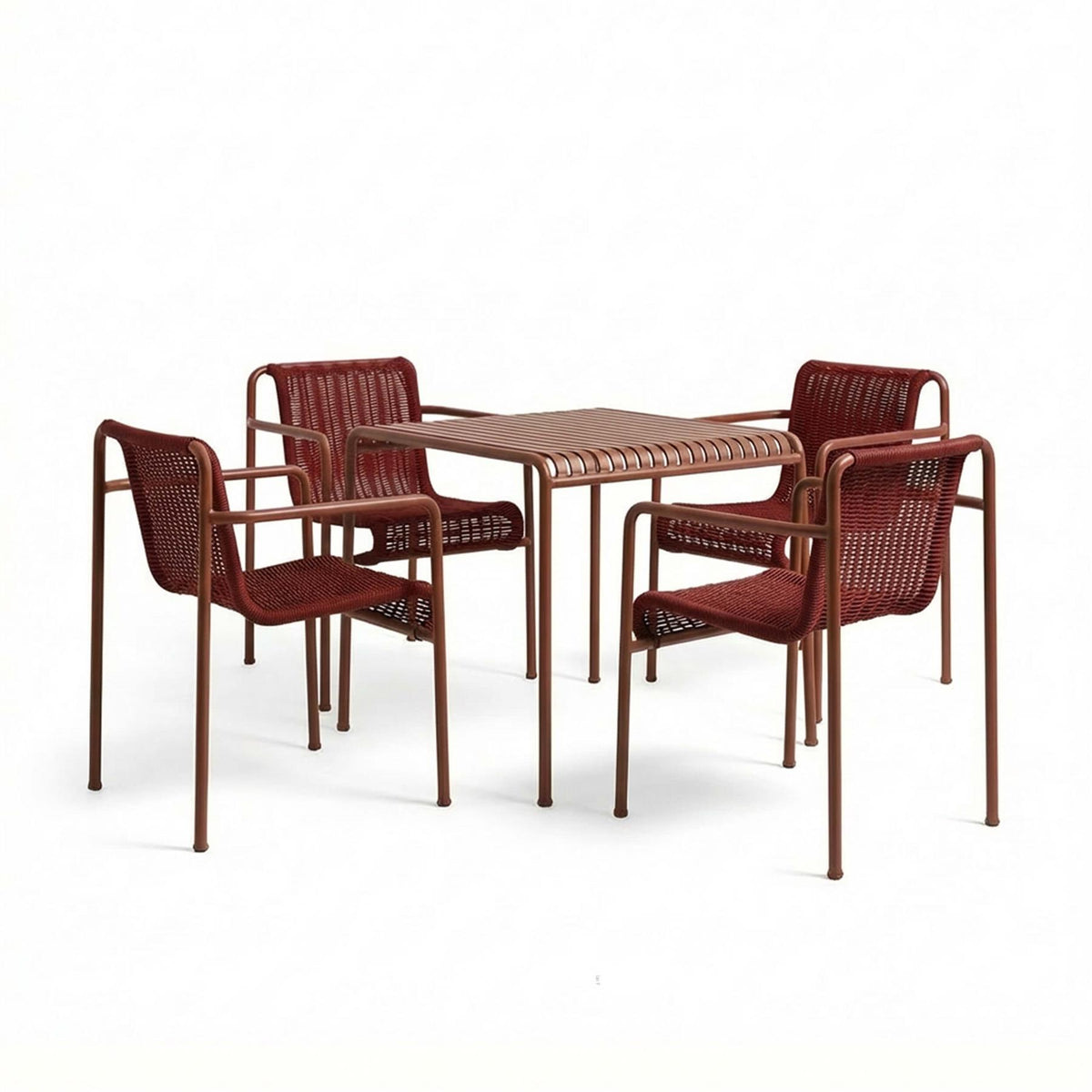 HAY Palissade Cord Garden Dining Set - Small - Curated by Holloways of Ludlow