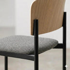 Fredericia Plan Dining Chair with Upholstered Seat