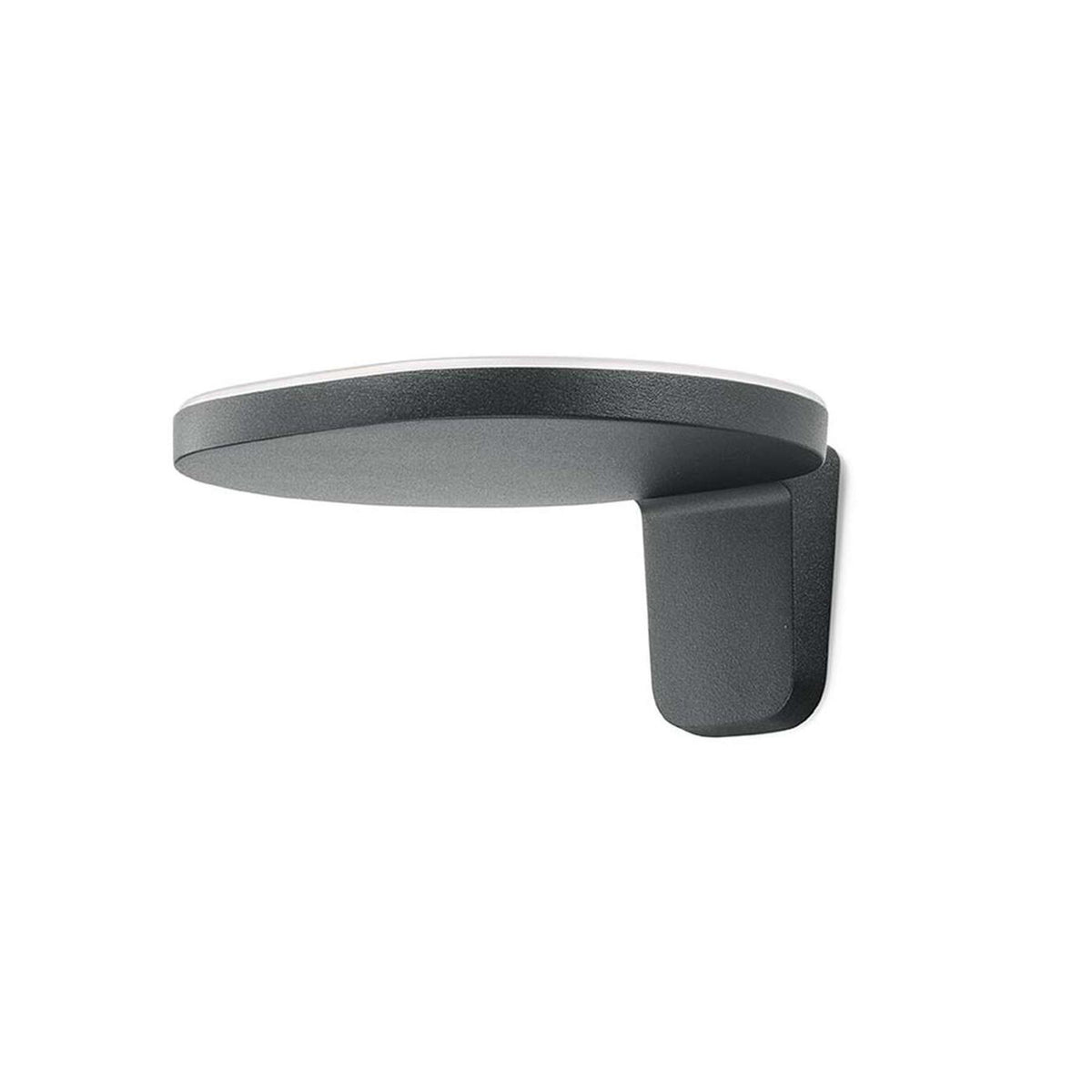 Outlet Flos Oplight Wall Light - W1, Anthracite Textured