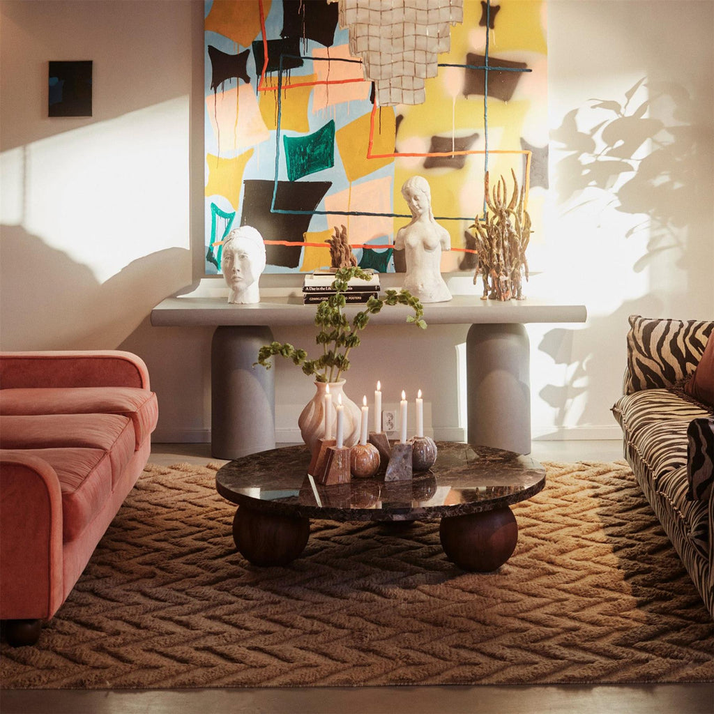 Dusty Deco Sphere Sofa Table Round