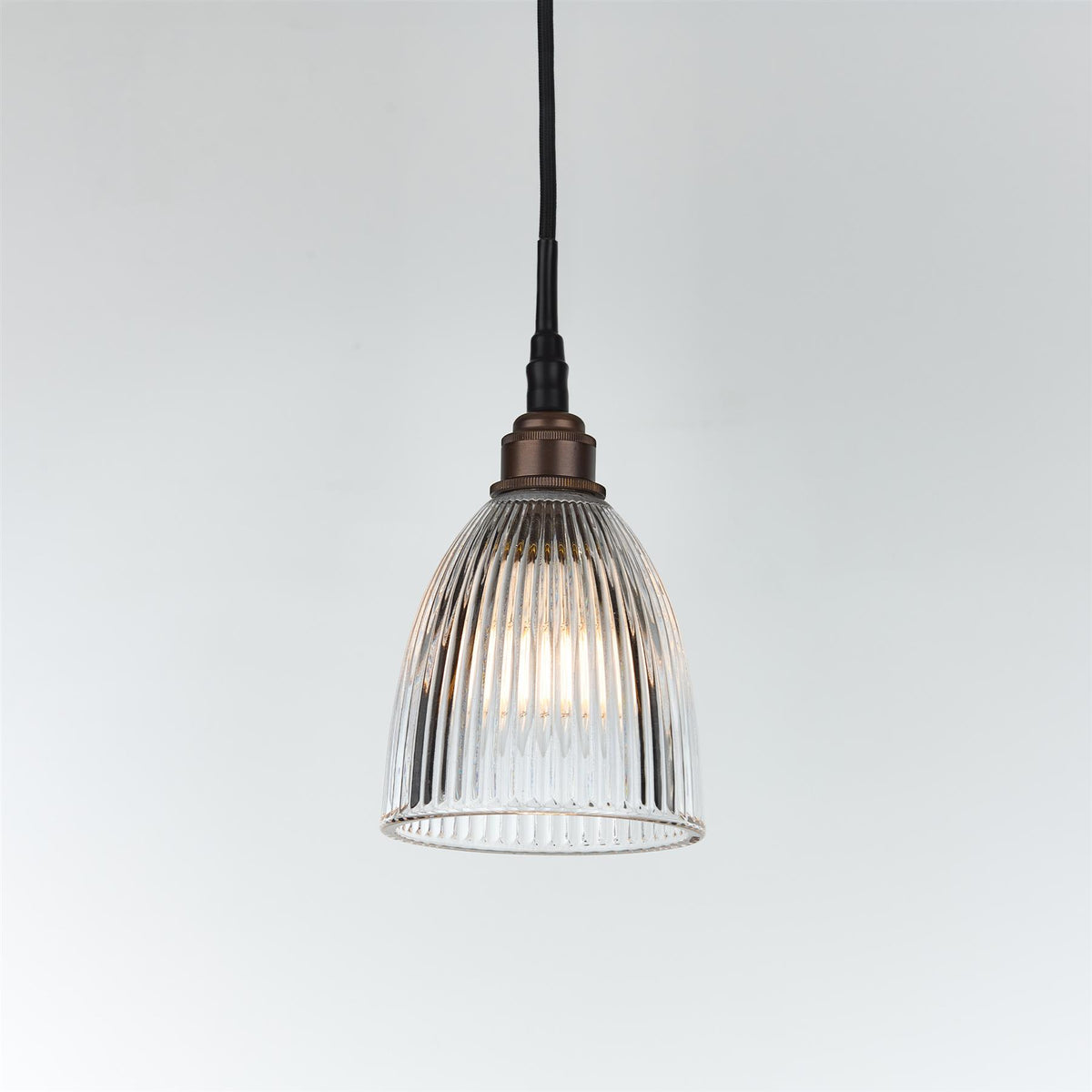 Old School Electric Elongated Prismatic Pendant Light : Bathroom Version