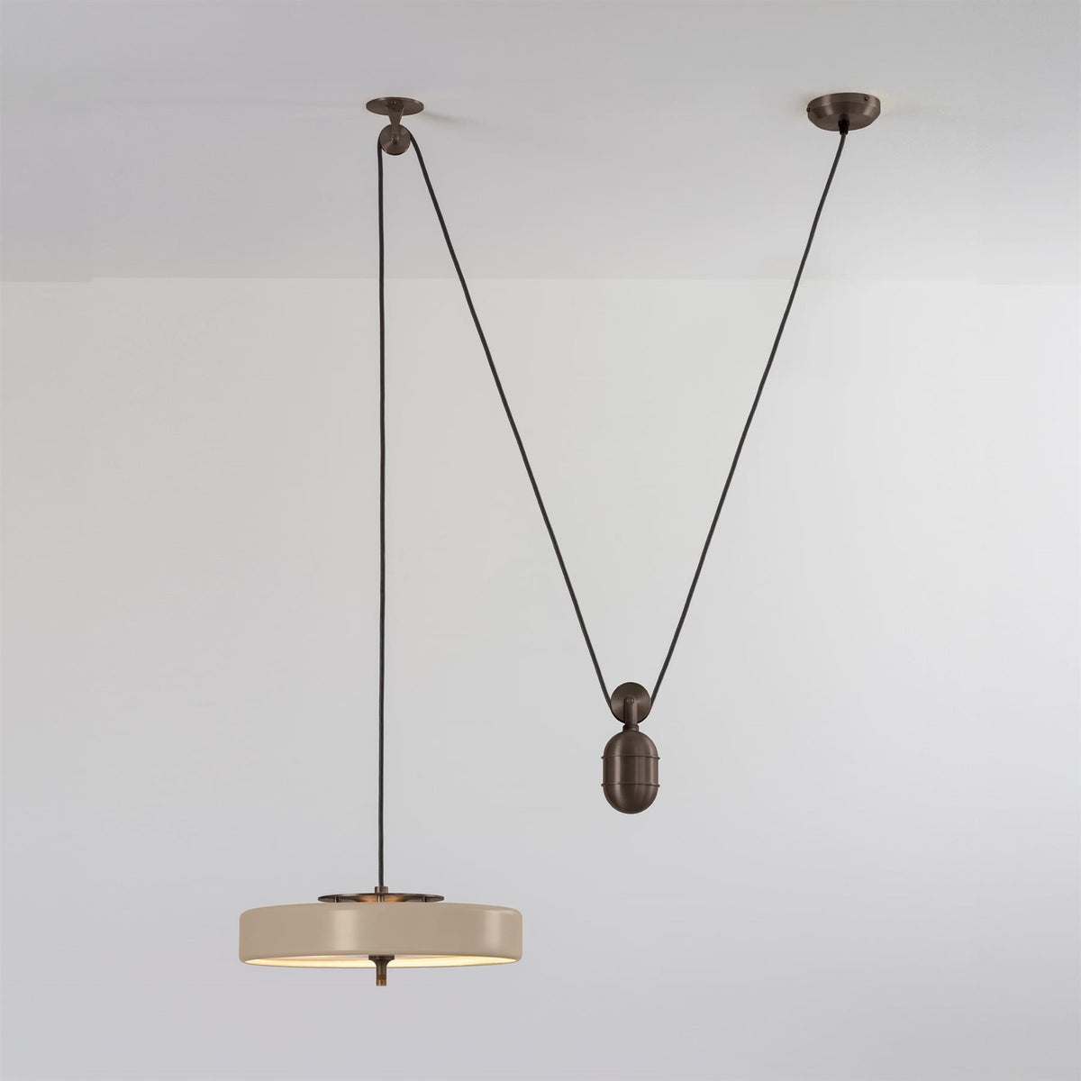 Bert Frank Revolve Rise And Fall Pendant Light