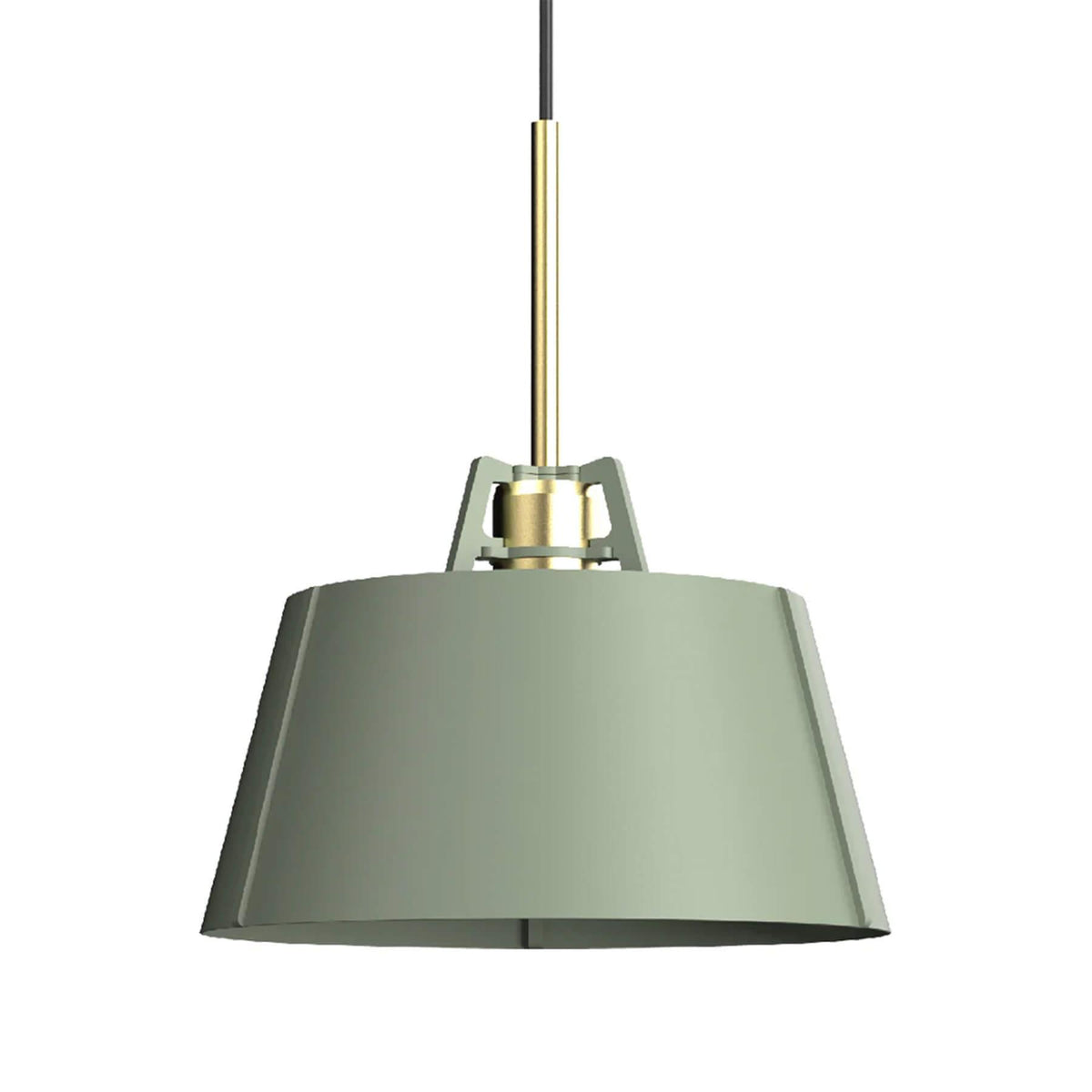 Outlet Tonone Bella Pendant Light - Flux Green, Brass Fitting