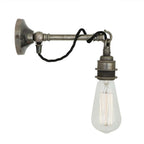 Mullan Lighting Rehau Industrial Bare Bulb Hook Wall Light