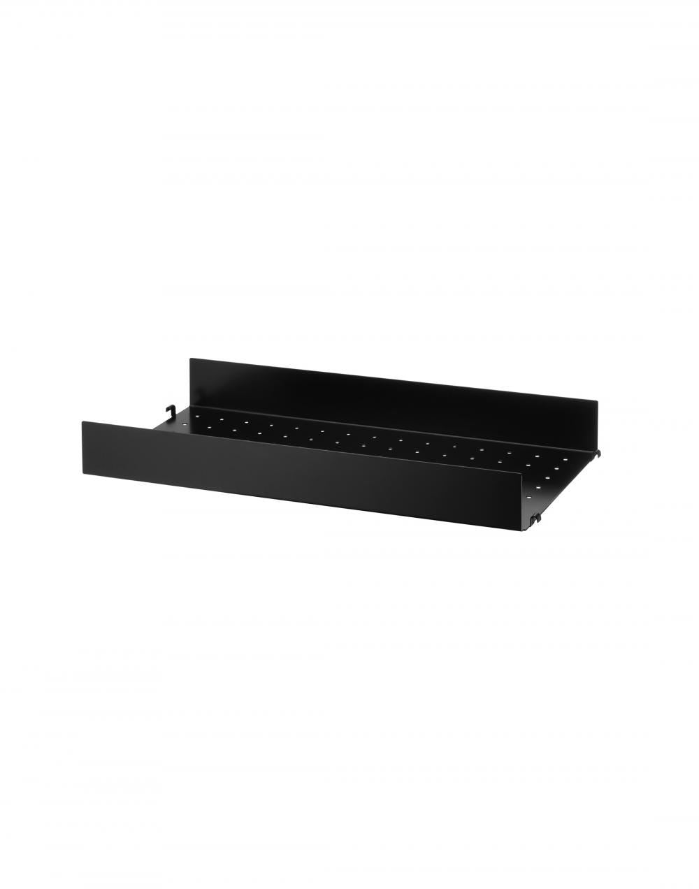 String Furniture String Metal Shelf with High Edge
