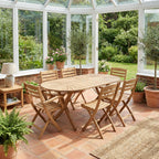 Fritz Hansen Selandia Garden Dining Set - Large - Curated by Holloways of Ludlow