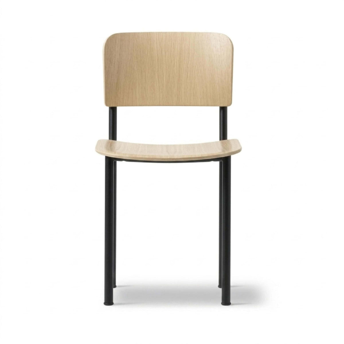 Fredericia Plan Dining Chair with Metal Legs