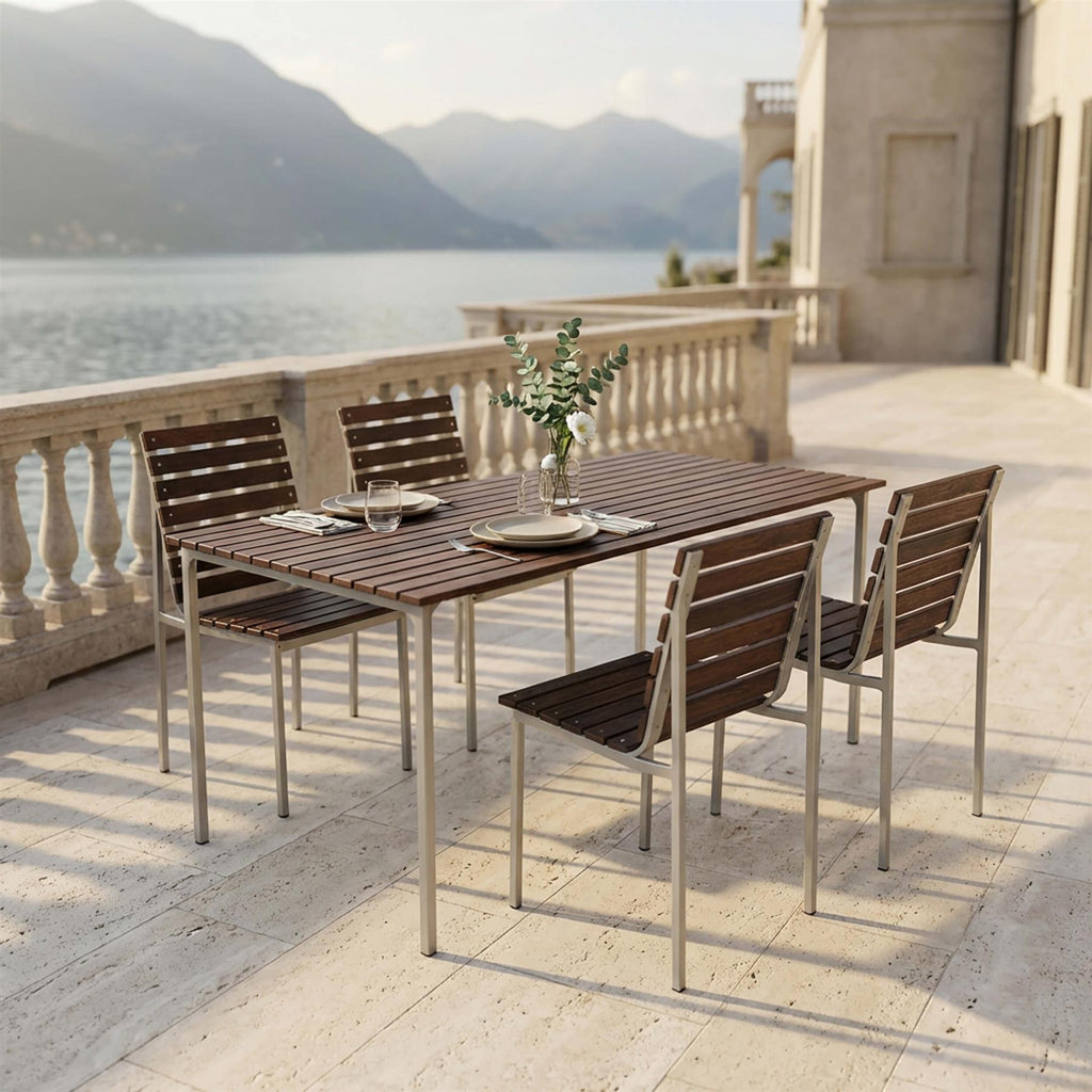 HAY Traverse Garden Dining Set - Medium - Curated by Holloways of Ludlow