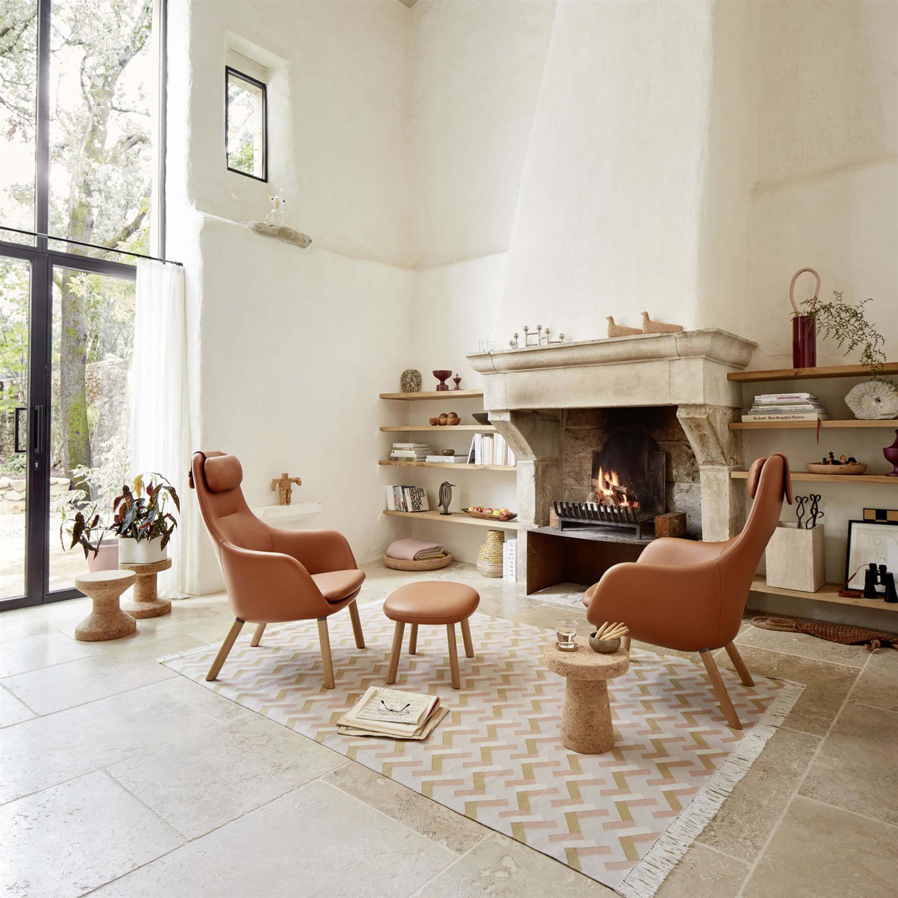 Vitra Hal Lounge Chair with Loose Seat Cushion