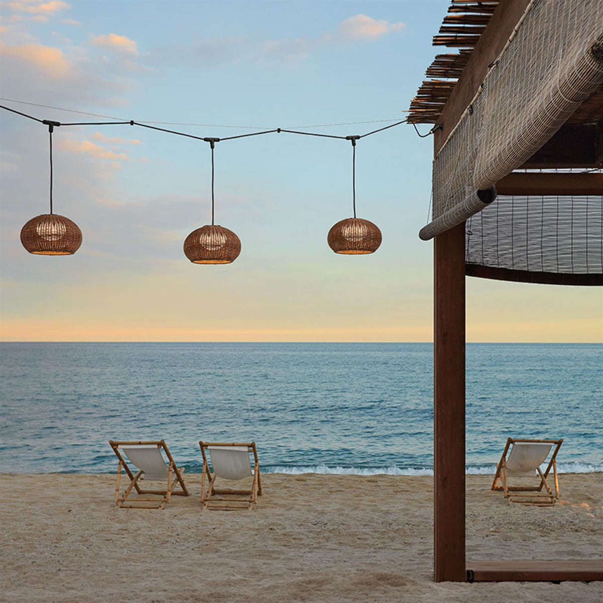 Bover Garota Catenary S 27 4L Outdoor String Pendant Light