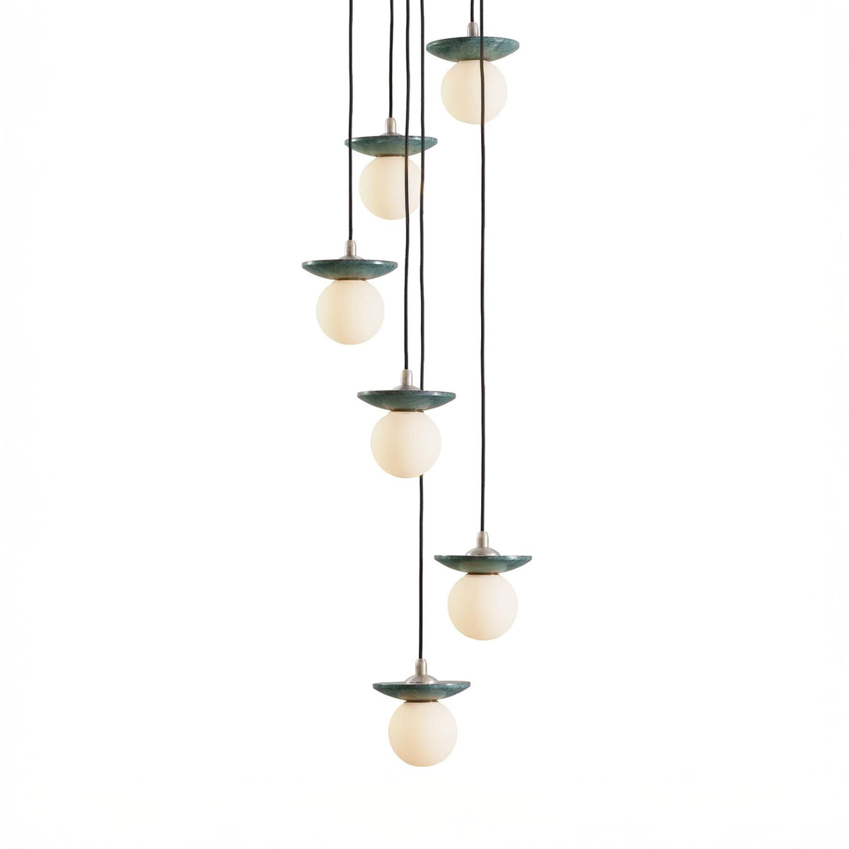 J. Adams Orbit Cluster Pendant Light
