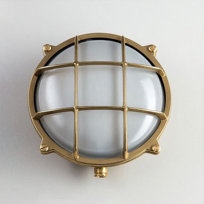 Old School Electric Round Bulkhead Light