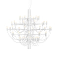 Outlet Flos 2097 Chandelier Light - 50 Bulb, White, Frosted Bulbs