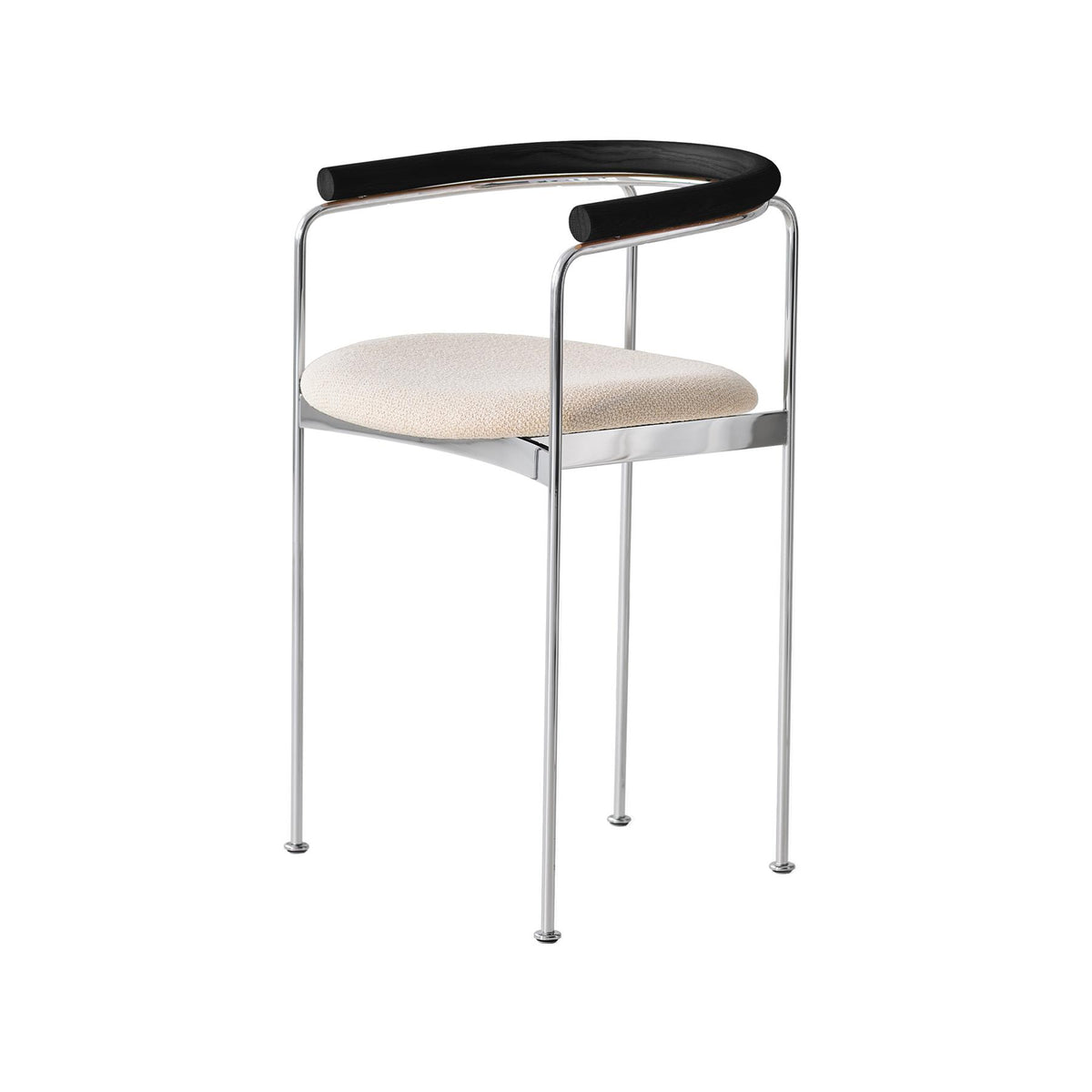 DK3 Baia Counter Stool with Wooden Back