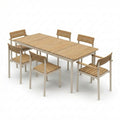 Fritz Hansen Pelagus Garden Dining Set - Large - Curated by Holloways of Ludlow
