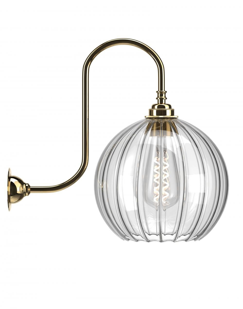 Fritz Fryer Hereford Swan Neck Bathroom Wall Light