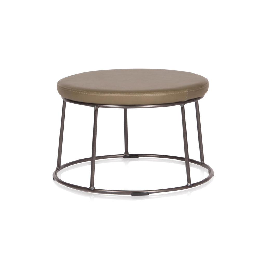 Jess Designs Cick Low Coffee Table with Leather Top