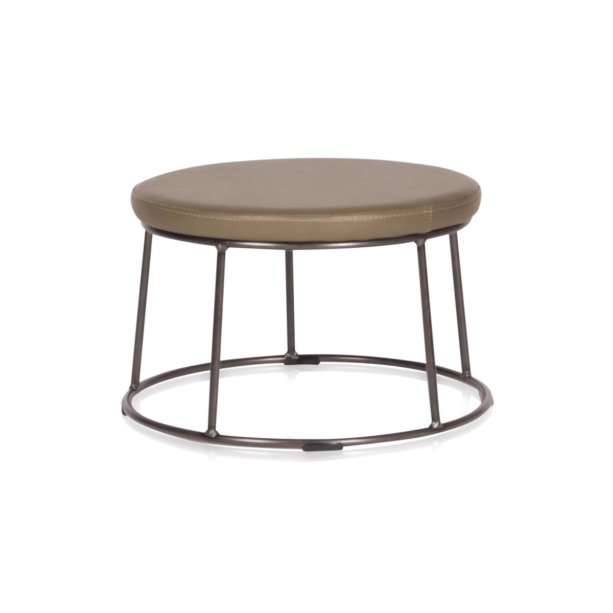 Jess Designs Cick Low Coffee Table with Leather Top