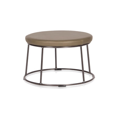 Jess Designs Cick Low Coffee Table with Leather Top