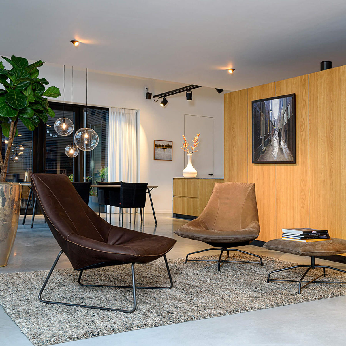 Jess Designs Beal Swivel Lounge Chair without Arms