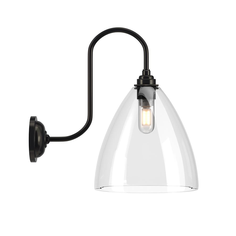 Fritz Fryer Ledbury Swan Neck Bathroom Wall Light