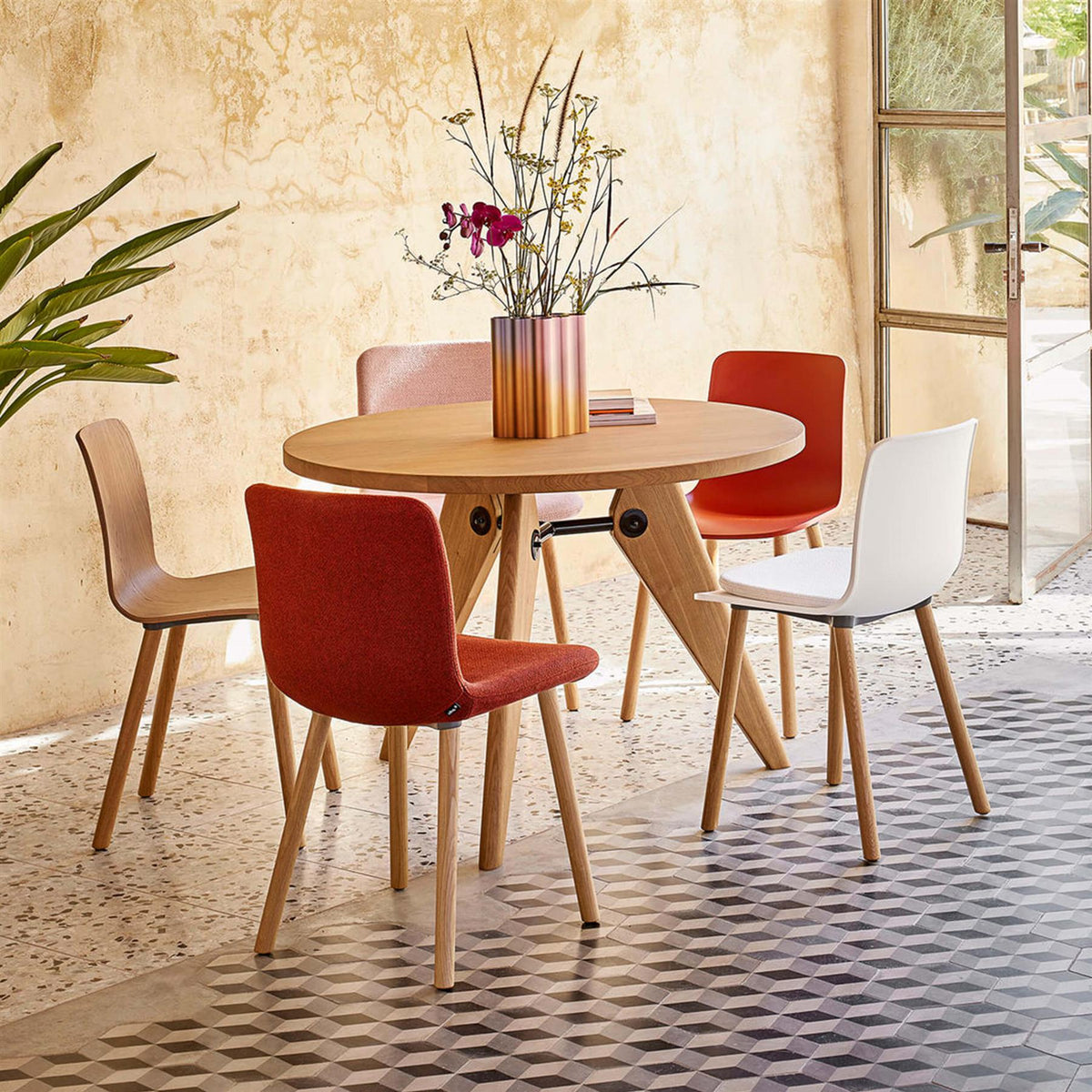 Vitra HAL RE Wood Dining Chair