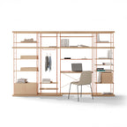 Treku Bost Desk and Dresser - Natural Oak & Brick