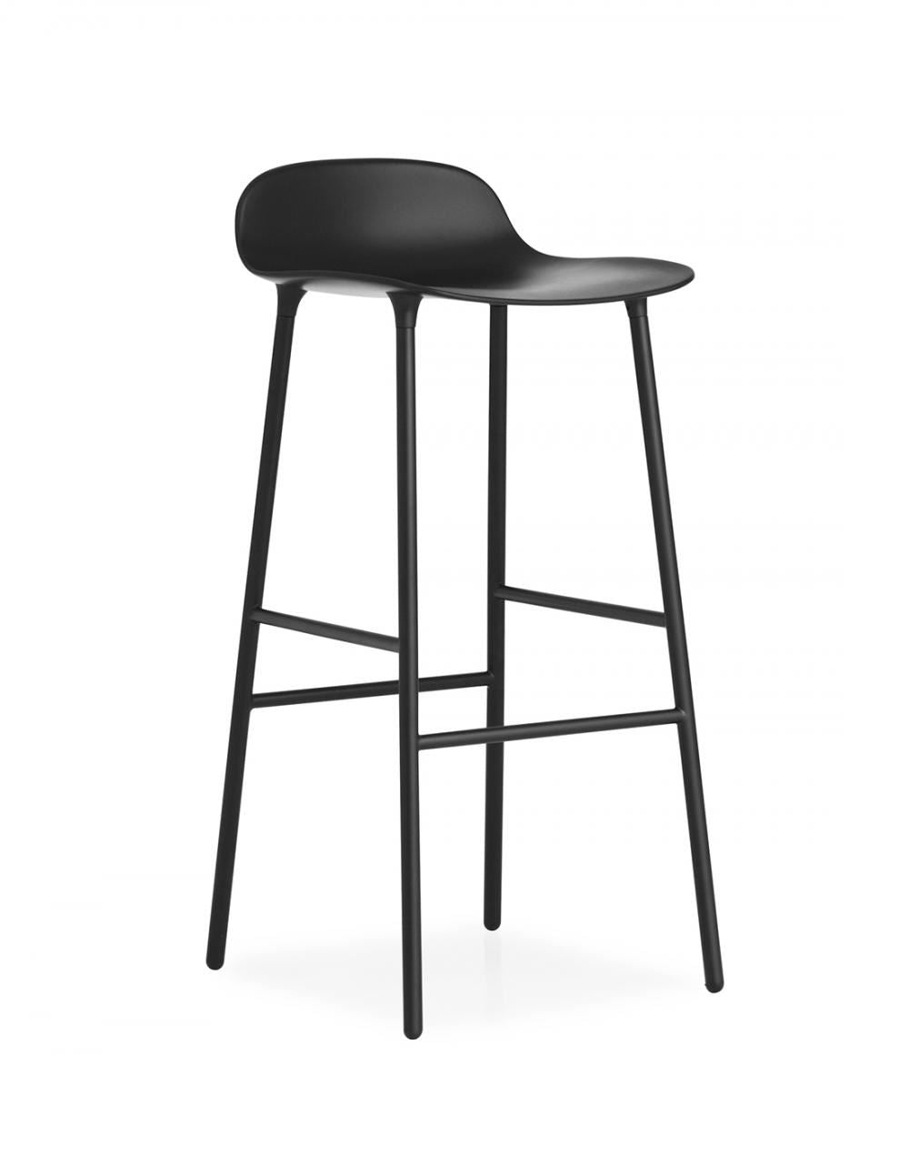 Normann Copenhagen Form Barstool - Metal Legs