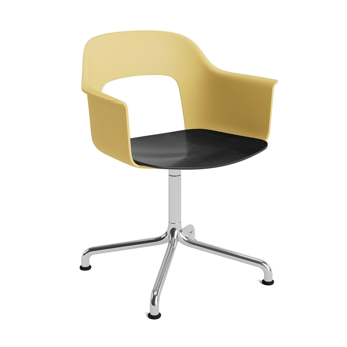 HAY Layout Armchair 252 with 4 Star Swivel Arc Base