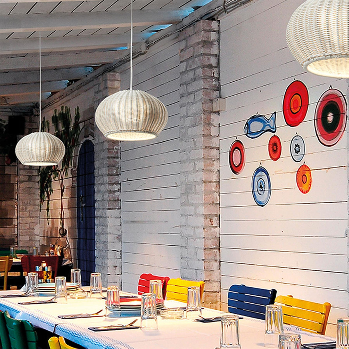 Bover Garota Hang Outdoor Pendant Light