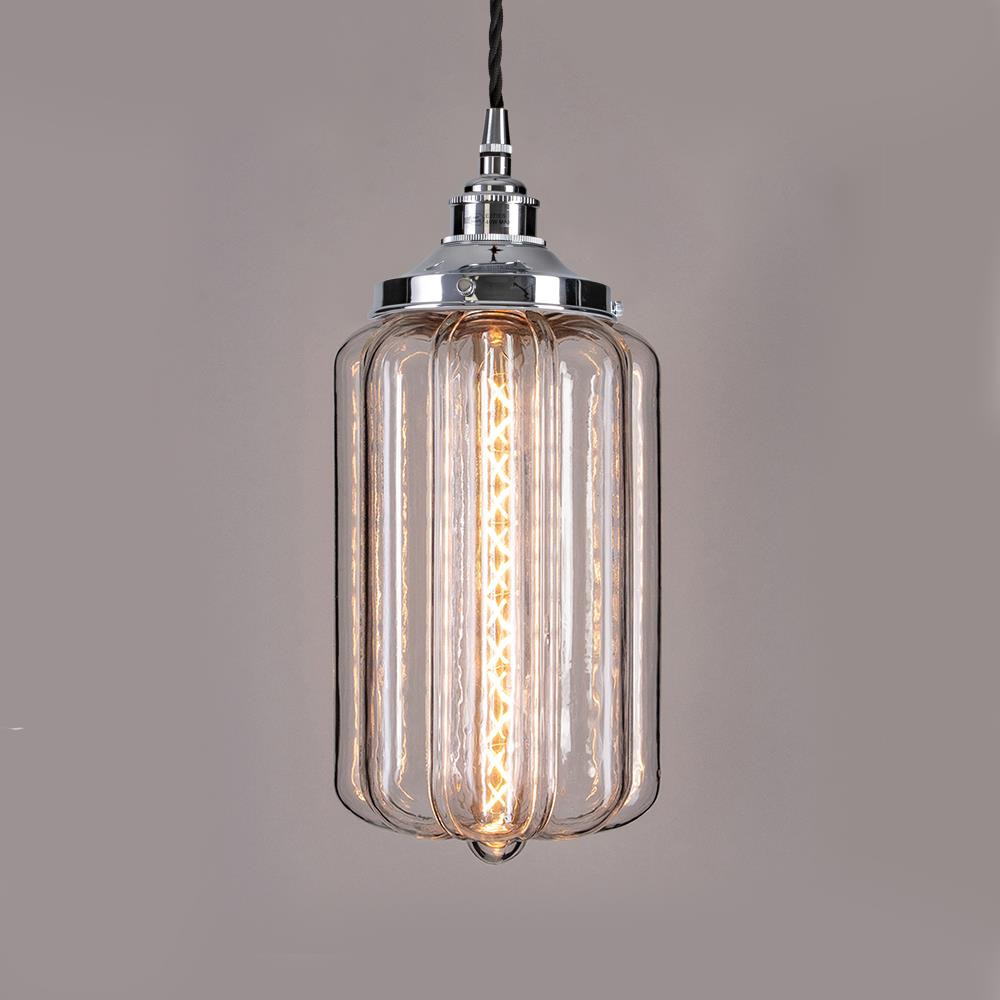 Old School Electric Ellington pendant light - clear glass