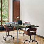 HAY Layout Armchair 263 with 4 Star Swivel Wheel Base