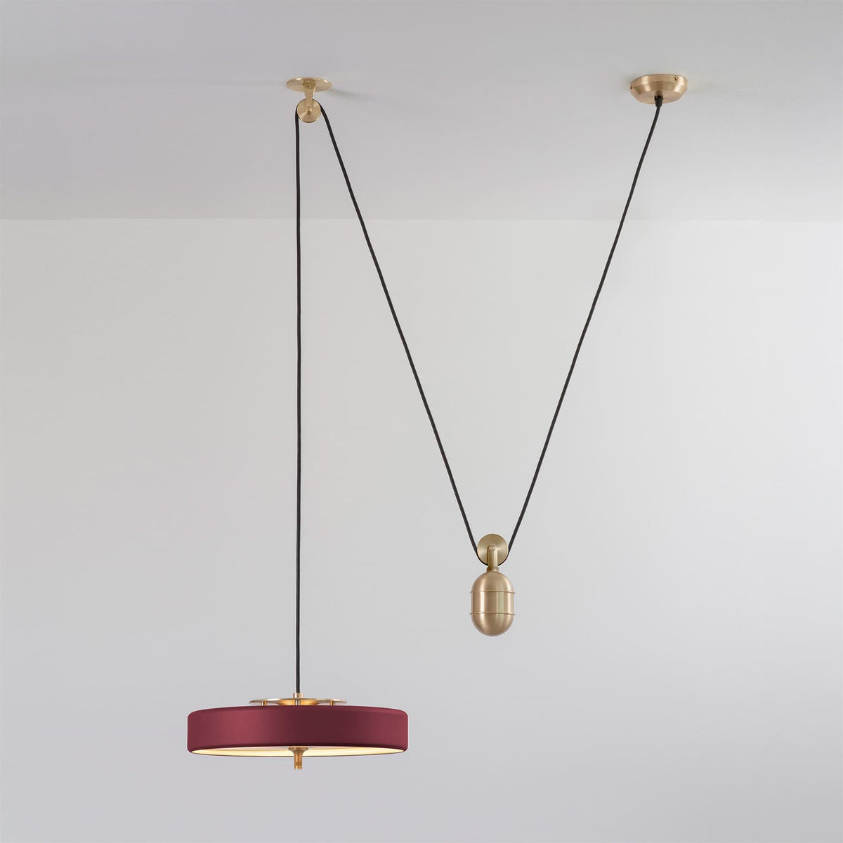 Bert Frank Revolve Rise And Fall Pendant Light