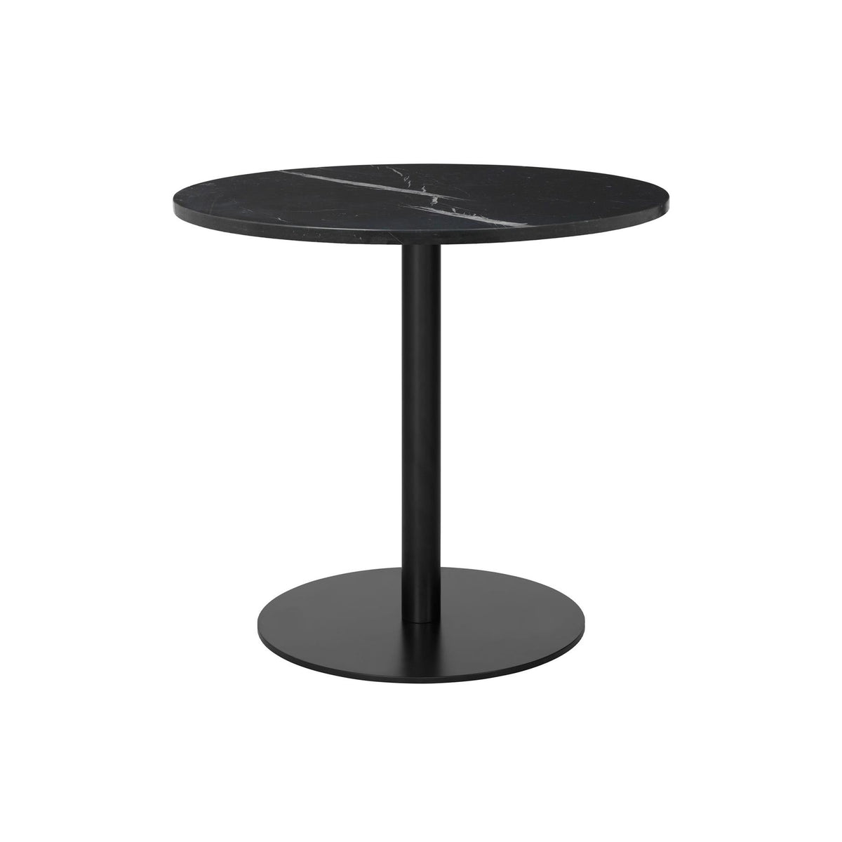 GUBI 1.0 Round Table with Marble Top, 80cm Diameter