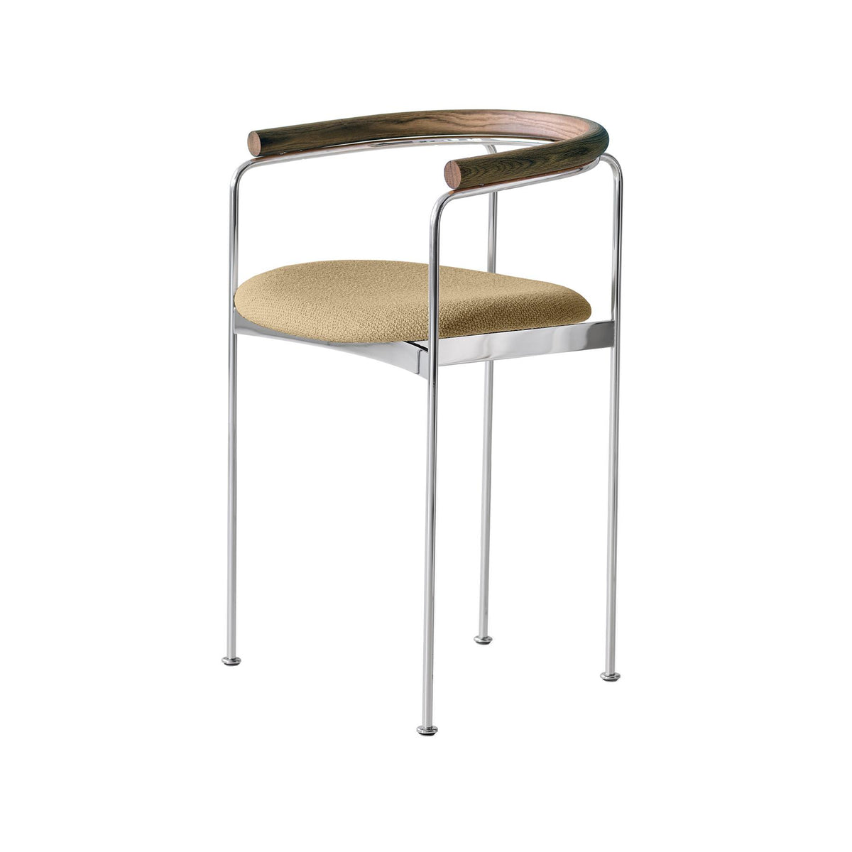 DK3 Baia Counter Stool with Wooden Back
