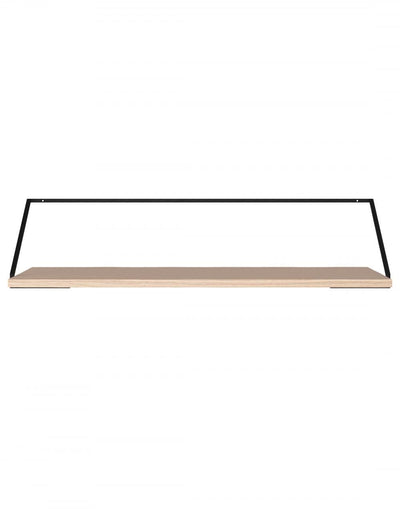 Outlet Audo Copenhagen Rail Desk - Black Steel with Natural Oak