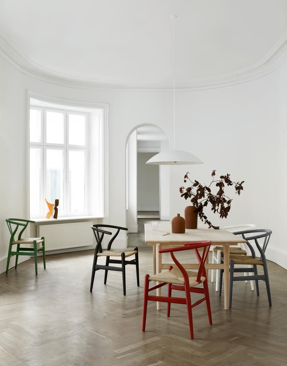 Carl Hansen & Son CH24 Wishbone Chair - Soft Coloured Frame