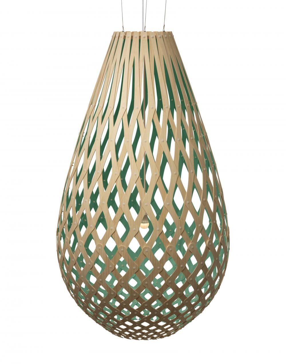 David Trubridge Koura Pendant Light Coloured - 1 Side