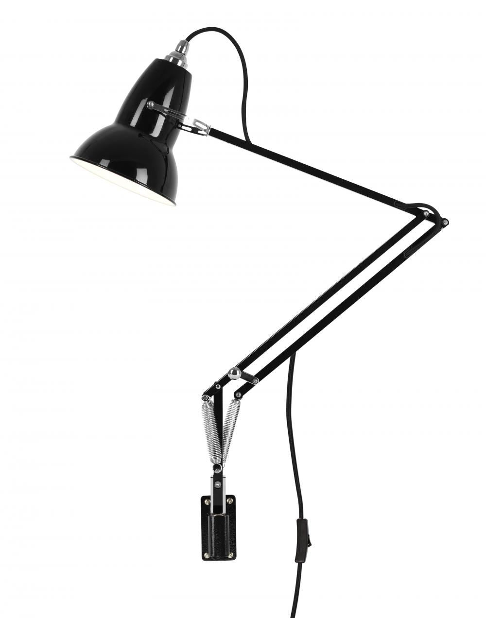 Outlet Anglepoise Original 1227 Extended Wall Lamp - Original, Jet Black