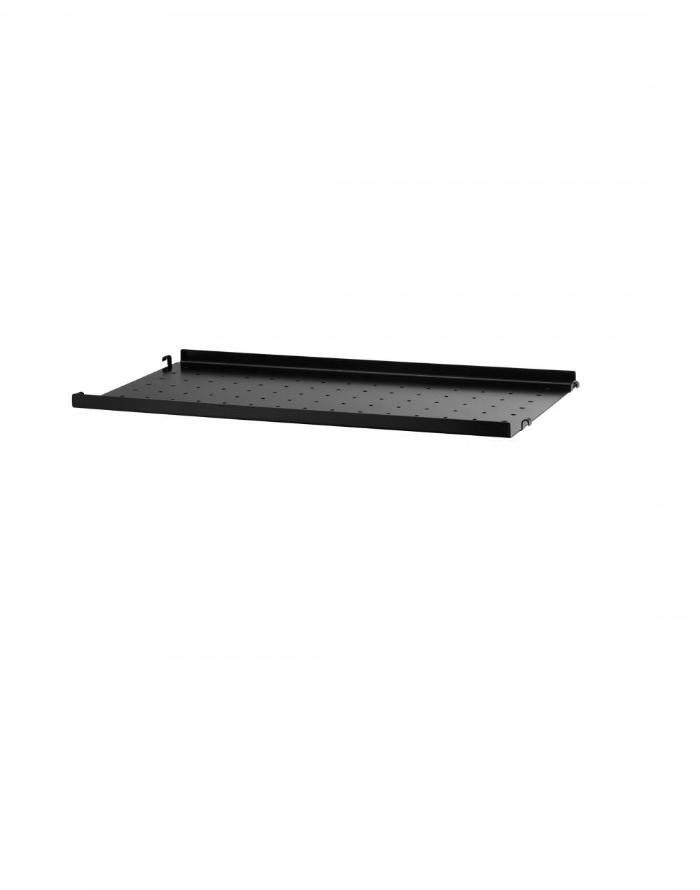 String Furniture String Metal Shelf with Low Edge