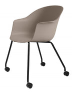 GUBI Bat Meeting Chair - 4 Legs with Castors