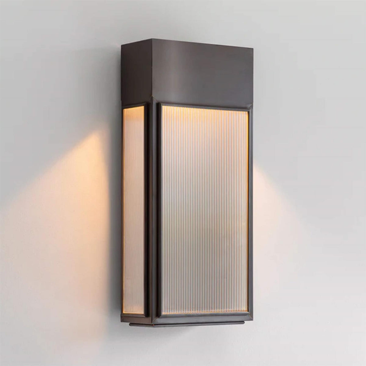 J. Adams Willow Wide Outdoor Wall Light