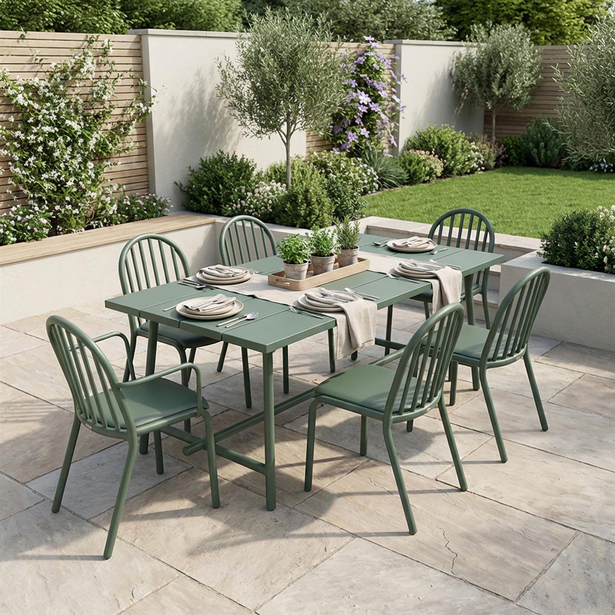 Fatboy Fred's Outdoor Dining Set - Large - Curated by Holloways of Ludlow