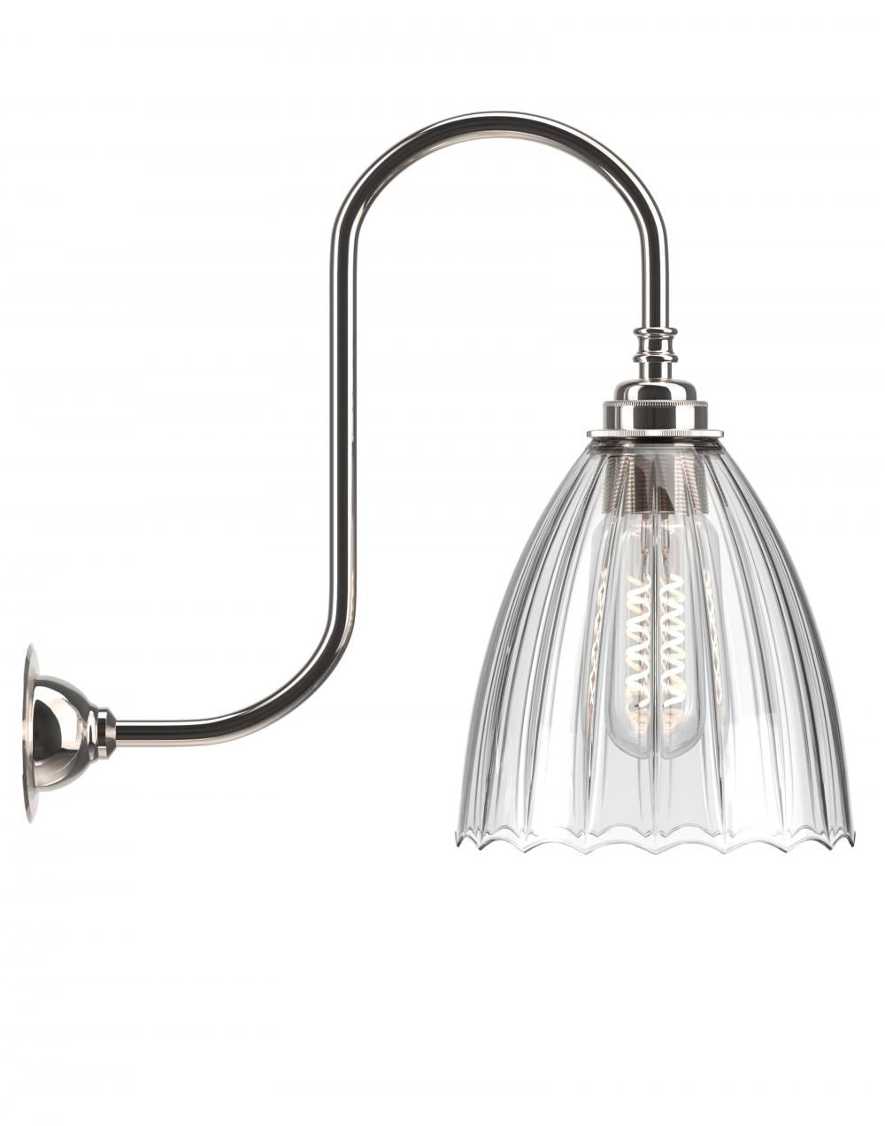 Fritz Fryer Ledbury Swan Neck Wall Light