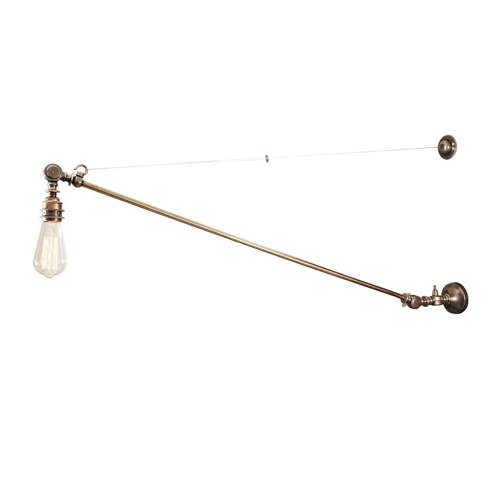 Mullan Lighting Manick Industrial Swing Arm Adjustable Wall Light