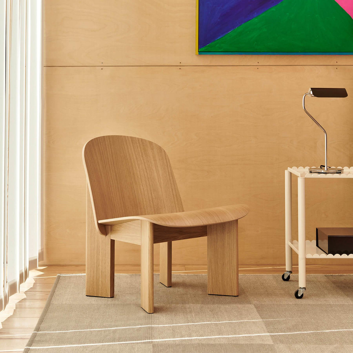 HAY Chisel Lounge Chair Unupholstered