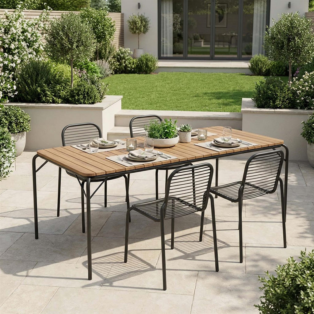 Normann Copenhagen Vig Garden Dining Set - Medium - Curated by Holloways of Ludlow